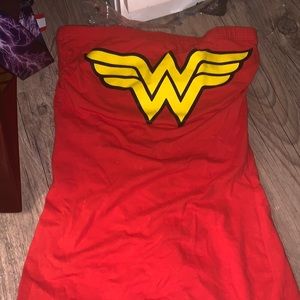 Women’s SM Wonder Woman tube top
